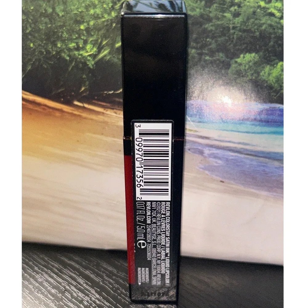 Revlon ColorStay Satin Ink Liquid Lipstick 034‎ Regal Ruby Red Longwear New